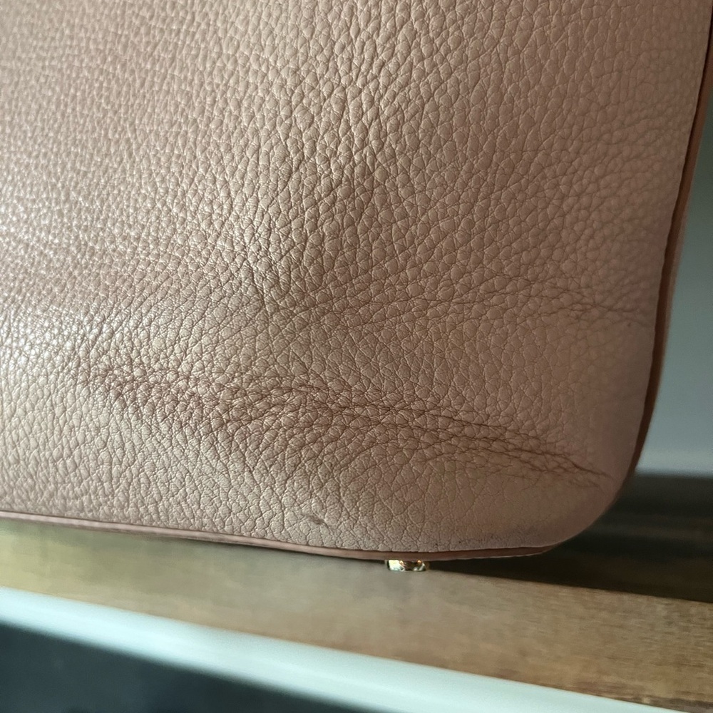 Kate Spade Hayes Pebble Leather Pink Blush Tote - Picture 7 of 15
